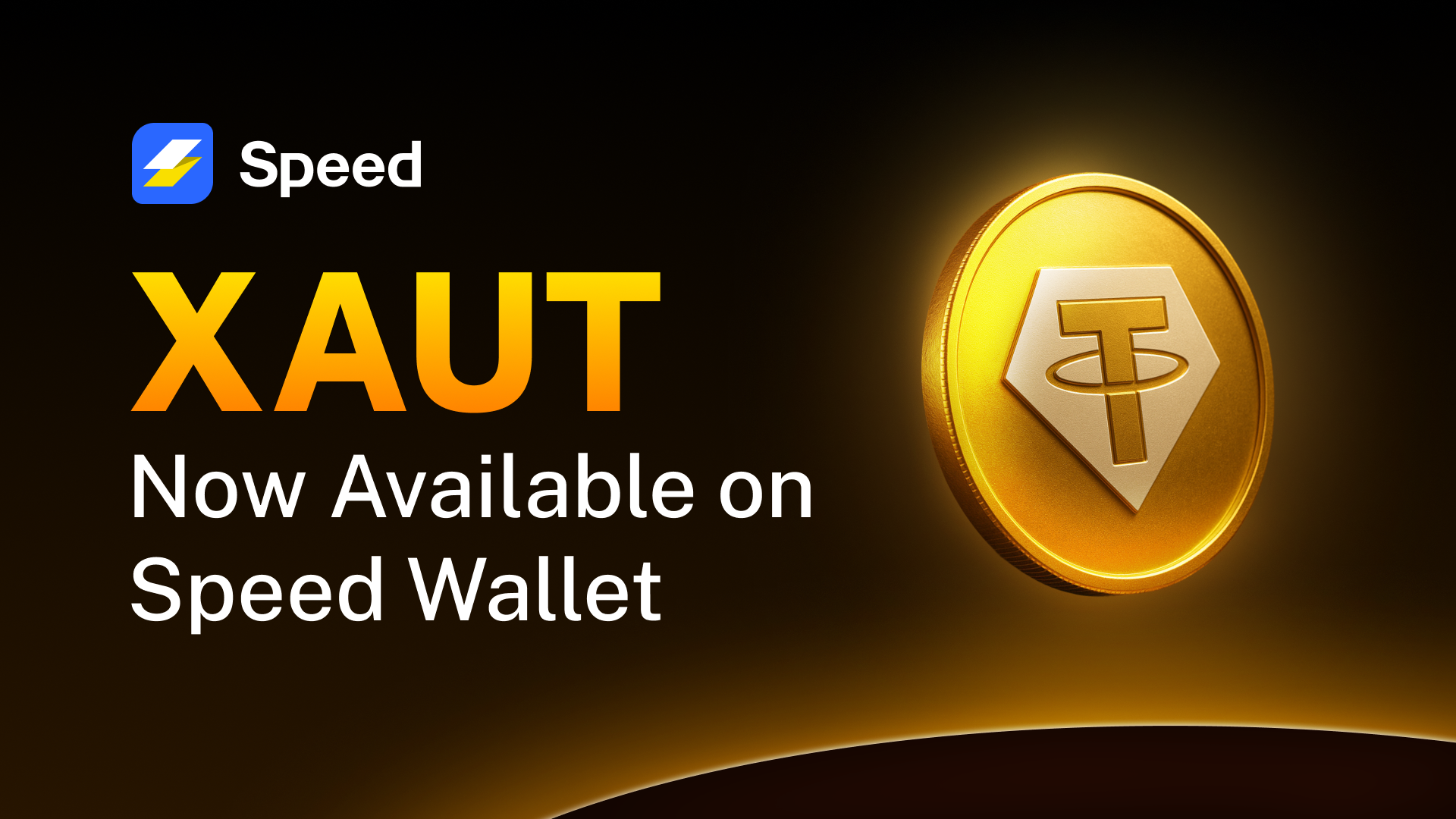 XAUT is now on Speed Wallet