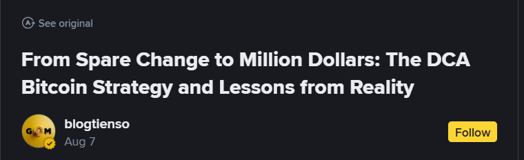 Real-World Example: Consistency Over Timing 